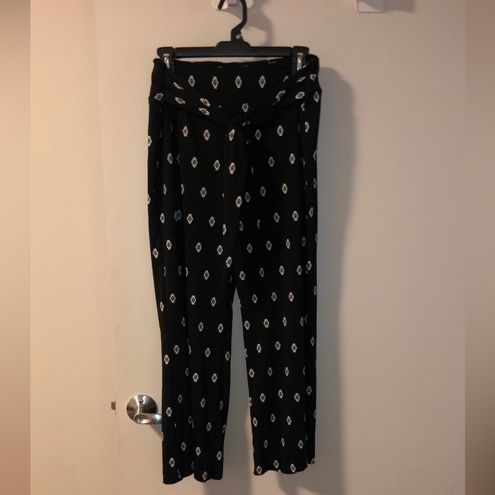 Black with white colored design